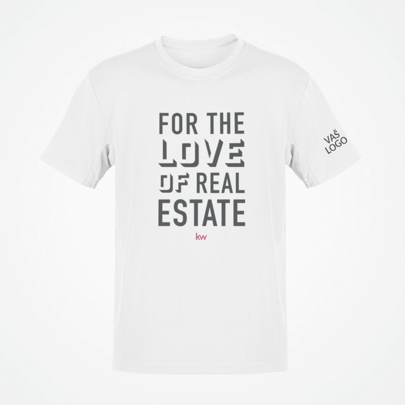 FOR THE LOVE OF REAL ESTATE - Majica s kratkimi rokavi (bela)