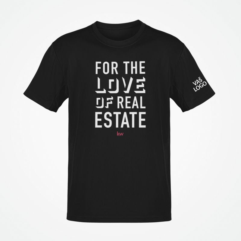 FOR THE LOVE OF REAL ESTATE - Majica s kratkimi rokavi (črna)