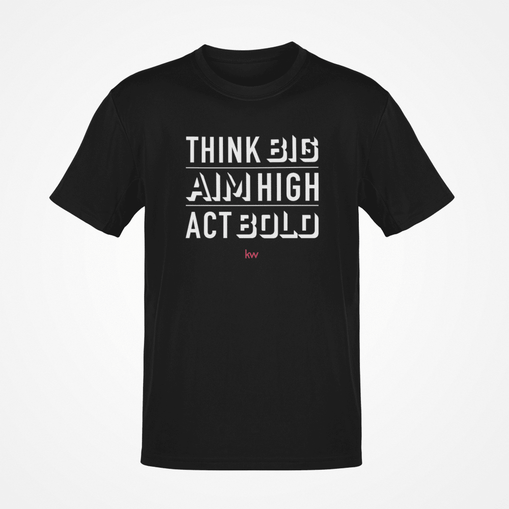 THINK BIG - Majica s kratkimi rokavi (črna)